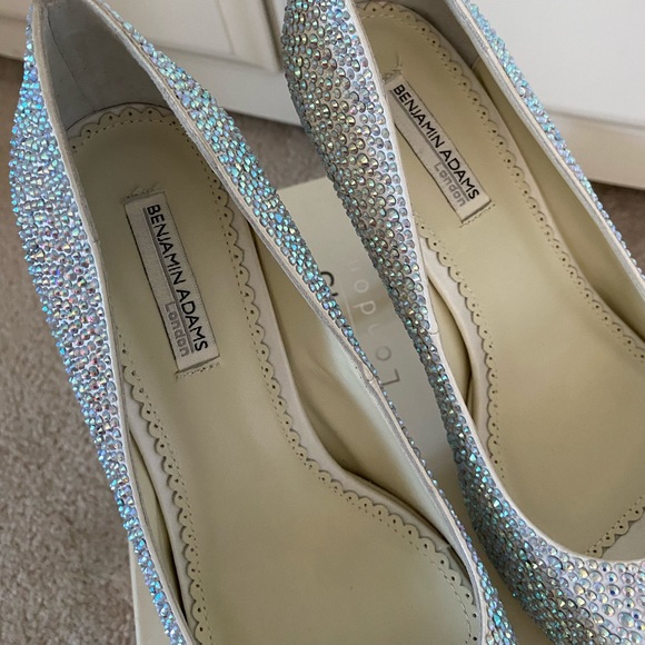 Benjamin Adams Crystal Platform Heels - New! - Picture 6 of 10